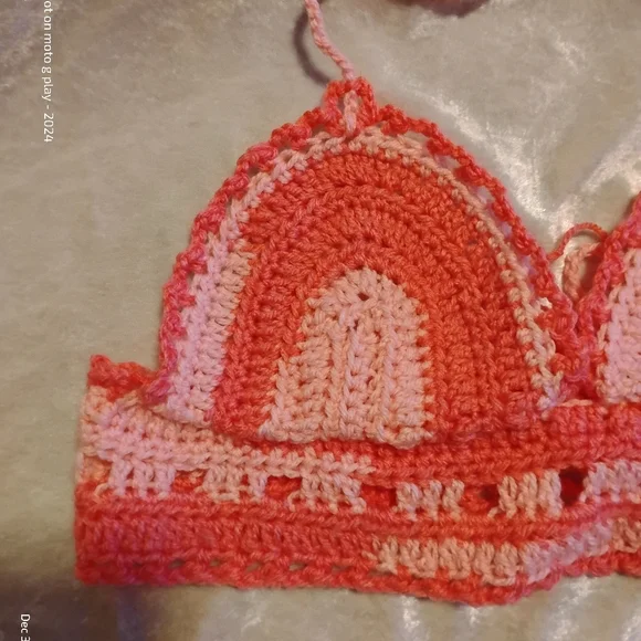 Handmade crochet festival top - Picture 2 of 14